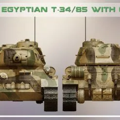 Miniart 1/35 Egyptian T-34/85 W/ Crew # 37098 -Aircraft Kits Sales 37098 side views 5.2