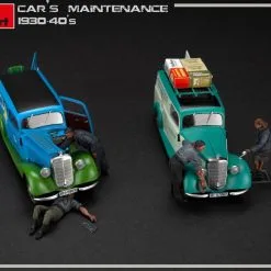 Miniart 1/35 Car Maintenance 1930-40's # 38019 -Aircraft Kits Sales 38019 photos01 1