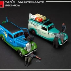 Miniart 1/35 Car Maintenance 1930-40's # 38019 -Aircraft Kits Sales 38019 photos01 2