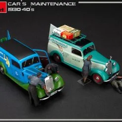 Miniart 1/35 Car Maintenance 1930-40's # 38019 -Aircraft Kits Sales 38019 photos01 3