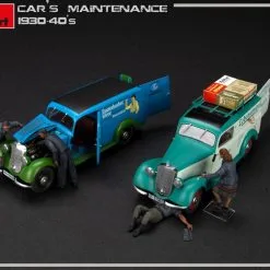 Miniart 1/35 Car Maintenance 1930-40's # 38019 -Aircraft Kits Sales 38019 photos01 5