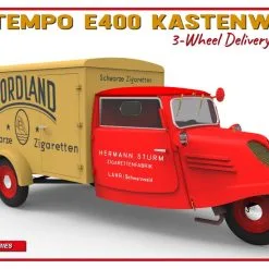 Miniart 1/35 Tempo E400 Kastenwagen 3 Wheel Box Track # 38047 -Aircraft Kits Sales 38047 promo 3