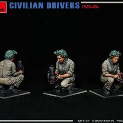 Miniart 1/35 Civilian Drivers 1930-40s # 38050 -Aircraft Kits Sales 38050 photo 1