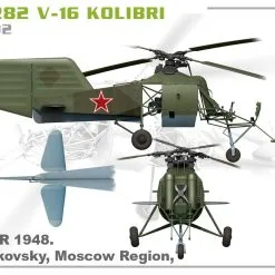 Miniart 1/35 Fl 282 V-16 Kolibri Helicopter # 41002 -Aircraft Kits Sales 41002 side views2