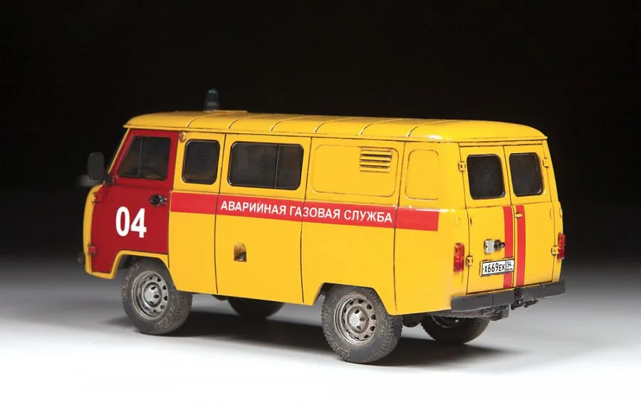 Zvezda 1/43 Emergency Gas Service UAZ "3909" # 43003 4 Zvezda 1/43 Emergency Gas Service UAZ "3909" # 43003 - Image 2