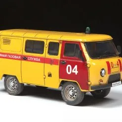 Zvezda 1/43 Emergency Gas Service UAZ "3909" # 43003 13 Zvezda 1/43 Emergency Gas Service UAZ "3909" # 43003 -Aircraft Kits Sales 43003 uaz 3909 back gx