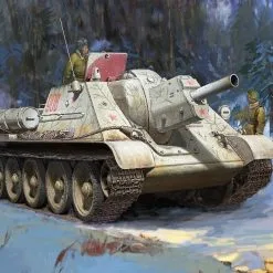 Zvezda 1/35 Soviet Tank Destroyer SU-122 # 3691 -Aircraft Kits Sales 4600327036919