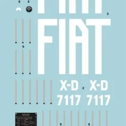 Italeri 1/12 FIAT MEFISTOFELE 21706 C.c. # 4701 - Plastic Model Kit -Aircraft Kits Sales 4701 3d box lrpic1