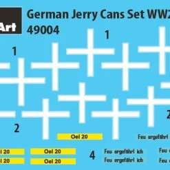 Miniart 1/48 German Jerry Cans WWII # 49004 6 Miniart 1/48 German Jerry Cans WWII # 49004 -Aircraft Kits Sales 49004 decal