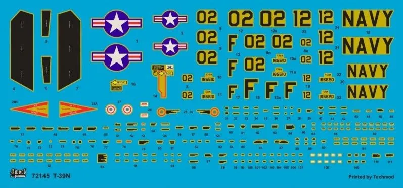 Sword 1/72 North-American T-39N Sabreliner # 72145 9 Sword 1/72 North-American T-39N Sabreliner # 72145 - Image 7
