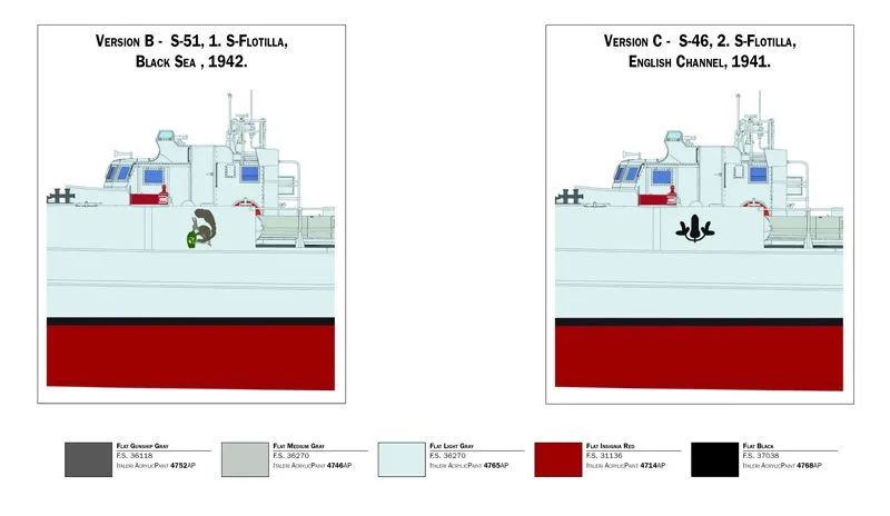 Italeri 1/35 Schnellboot S-38 # 5620 22 Italeri 1/35 Schnellboot S-38 # 5620 - Image 20