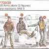 Czech Master Kits 1/72 2 US Army Pilots WWII + Mechanic # 72039 -Aircraft Kits Sales CMF72039