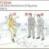 Czech Master Kits 1/72 2 USN Mechanics & Pilot WWII # 72040 -Aircraft Kits Sales CMF72040