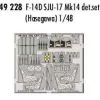 Eduard 1/48 Mk.GRU F14D Seat # 49228 2 Eduard 1/48 Mk.GRU F14D Seat # 49228 -Aircraft Kits Sales ED49228