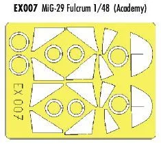 Eduard 1/48 MiG-29 Fulcrum AC # EX007 3 Eduard 1/48 MiG-29 Fulcrum AC # EX007