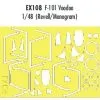 Eduard 1/48 F-101 Voodoo MG/RV # EX108 -Aircraft Kits Sales EDEX108 1