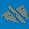 Quickboost (by Aires) Quickboost 1/72 MiG-21MF/bis/SMT Correct Stabilizers # 72207 -Aircraft Kits Sales QB72207 1