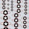 Techmod 1/72 US National Insignia 1943. Star # 72412 -Aircraft Kits Sales TM72412