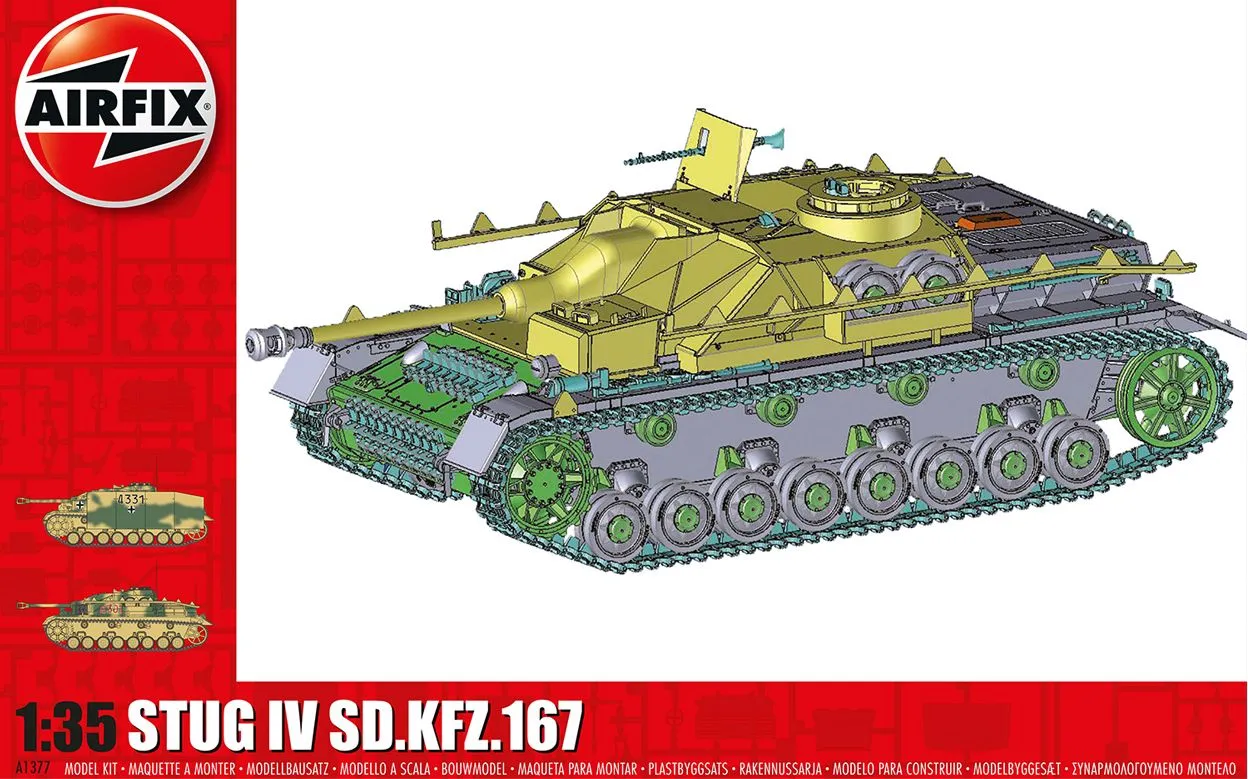 Airfix 1/35 Stug IV Sd.Kfz.167 # 1377 4 Airfix 1/35 Stug IV Sd.Kfz.167 # 1377 - Image 2