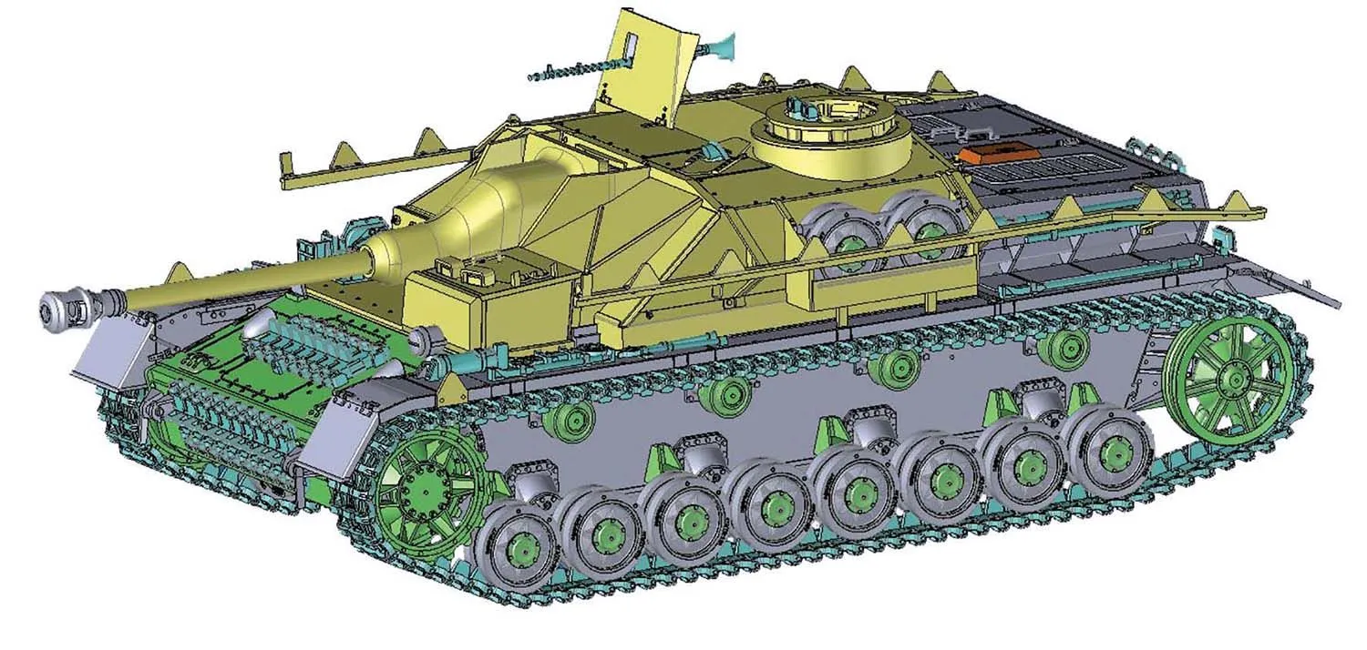 Airfix 1/35 Stug IV Sd.Kfz.167 # 1377 7 Airfix 1/35 Stug IV Sd.Kfz.167 # 1377 - Image 5