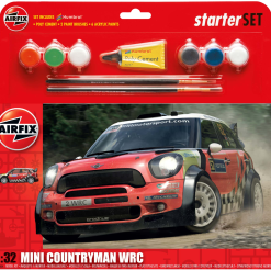 Airfix 1/32 Mini Countryman WRC Starter Set # 55304A