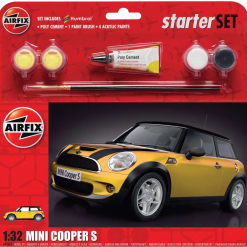 Airfix 1/32 BMW Mini Cooper S Starter Set # 55310A