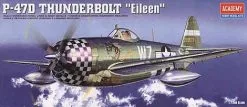 Academy 1/72 P-47D Thunderbolt Eileen # 12474 - Plastic Model Kit