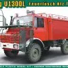 Ace 1/72 Unimog U1300L Feuerlosch Kfz TLF1000 # 72452 -Aircraft Kits Sales ace72452