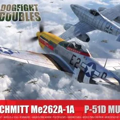 Airfix 1/72 Messerschmitt Me-262 & North-American P-51D Mustang Dogfight Double # 50183