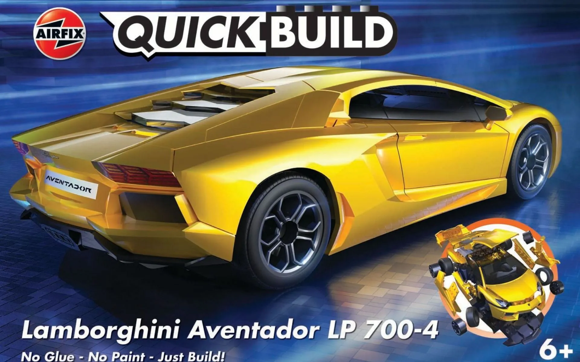 Airfix Lamborghini Aventador LP 700-4 In Yellow QUICK BUILD # J6026 3 Airfix Lamborghini Aventador LP 700-4 In Yellow QUICK BUILD # J6026