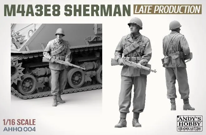 Andy’s Hobby Headquarters Andy’s Hobby Headquarters 1/16 M4A3E8 Sherman "Easy Eight" With T80 Tracks # 004 11 Andy’s Hobby Headquarters Andy’s Hobby Headquarters 1/16 M4A3E8 Sherman "Easy Eight" With T80 Tracks # 004 - Image 9