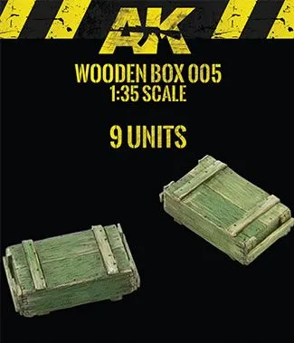AK Interactive 1/35 Laser Cut Wooden Box 5 (9 Units) # 8226 7 AK Interactive 1/35 Laser Cut Wooden Box 5 (9 Units) # 8226 - Image 5