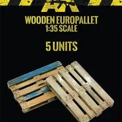 AK Interactive 1/35 Laser Cut Wooden Euro Pallet (5 Units) # 8227 -Aircraft Kits Sales ak8227 1 1