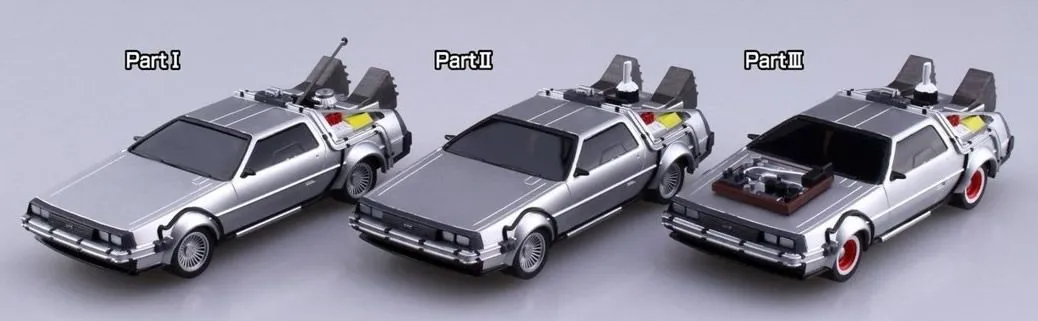Aoshima 1/43 Back To The Future Part 1 Delorean # 054758 3 Aoshima 1/43 Back To The Future Part 1 Delorean # 054758