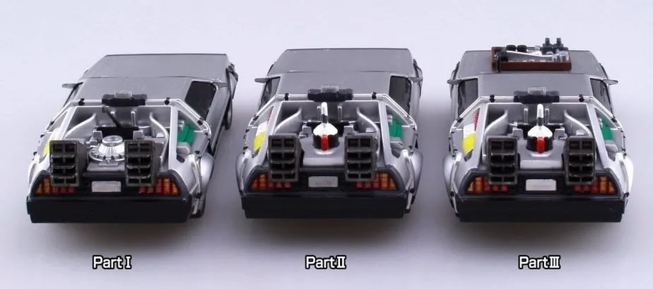 Aoshima 1/43 Back To The Future Part 1 Delorean # 054758 4 Aoshima 1/43 Back To The Future Part 1 Delorean # 054758 - Image 2