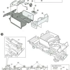 Aoshima 1/24 RN80 Toyota Hilux Custom # 05802 -Aircraft Kits Sales aos05820 10