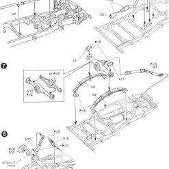 Aoshima 1/24 RN80 Toyota Hilux Custom # 05802 -Aircraft Kits Sales aos05820 9