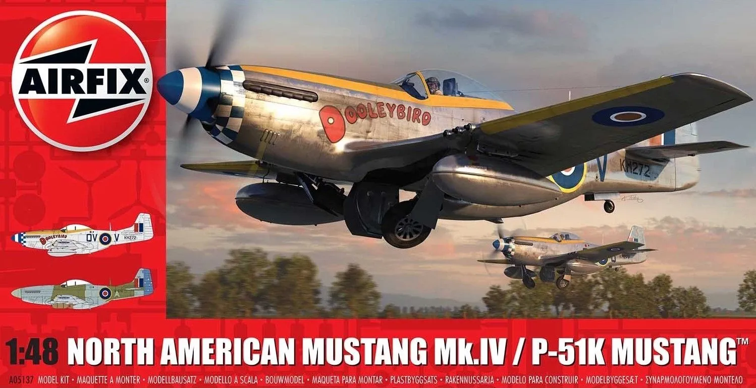 Airfix 1/48 North-American Mustang Mk.IV # 05137 5 Airfix 1/48 North-American Mustang Mk.IV # 05137 - Image 3