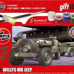 Airfix 1/72 Willys Jeep Starter Set # 55117A