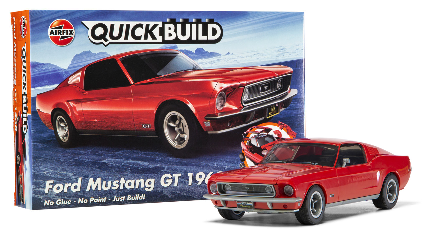 Airfix 1968 Ford Mustang GT QUICK BUILD # J6035 4 Airfix 1968 Ford Mustang GT QUICK BUILD # J6035 - Image 2