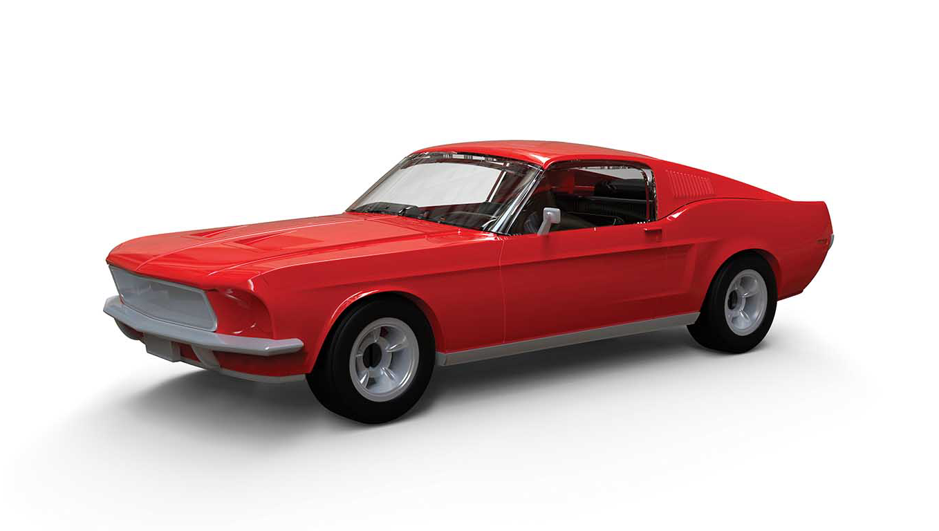 Airfix 1968 Ford Mustang GT QUICK BUILD # J6035 6 Airfix 1968 Ford Mustang GT QUICK BUILD # J6035 - Image 4