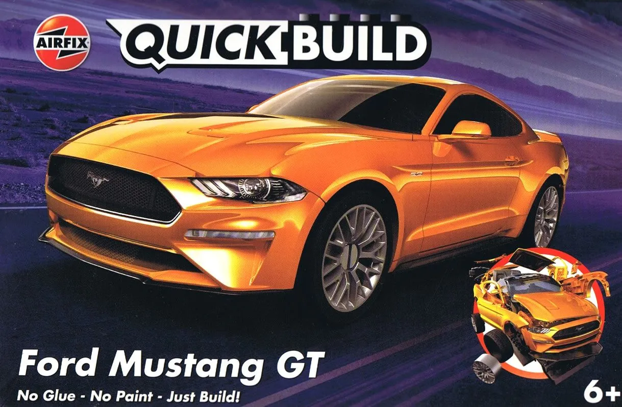 Airfix Ford Mustang GT QUICK BUILD Blue NEW TOOL # J6036 3 Airfix Ford Mustang GT QUICK BUILD Blue NEW TOOL # J6036