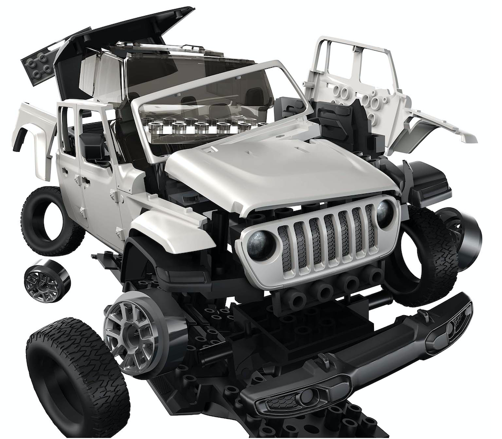 Airfix Jeep Gladiator (JT) Overland QUICK BUILD Blue # J6039 4 Airfix Jeep Gladiator (JT) Overland QUICK BUILD Blue # J6039 - Image 2