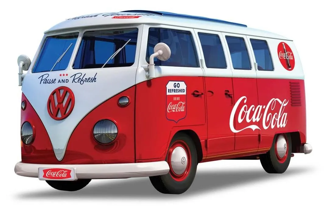 Airfix VW Camper Van Coca-Cola # 6047 4 Airfix VW Camper Van Coca-Cola # 6047 - Image 2