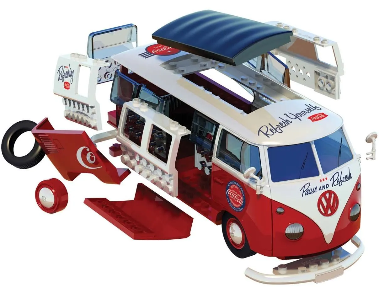 Airfix VW Camper Van Coca-Cola # 6047 5 Airfix VW Camper Van Coca-Cola # 6047 - Image 3