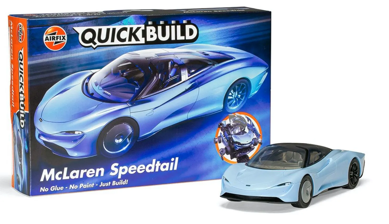 Airfix McLaren Speedtail Quickbuild # J6052 3 Airfix McLaren Speedtail Quickbuild # J6052
