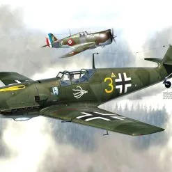 AZ Models AZ Model 1/72 Messerschmitt Bf-109E-3 "Sitzkrieg 1939" # 7665 -Aircraft Kits Sales azm7665