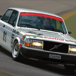 NuNu Beemax 1/24 Volvo 240 Turbo DTM 1985 Champion Car Model Kit # 24027