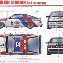 Beemax Models Beemax 1/24 Mitsubishi Starion Gr.A '87 JTCC # 24023 -Aircraft Kits Sales bee24023 9