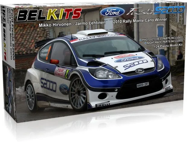 Belkits 1/24 FORD FIESTA S2000 # 002 - Plastic Model Kit 3 Belkits 1/24 FORD FIESTA S2000 # 002 - Plastic Model Kit